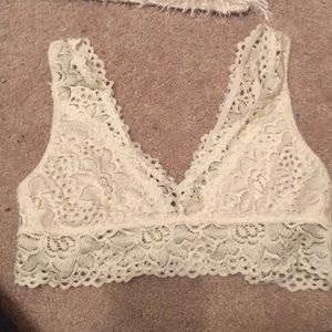 White bralette
